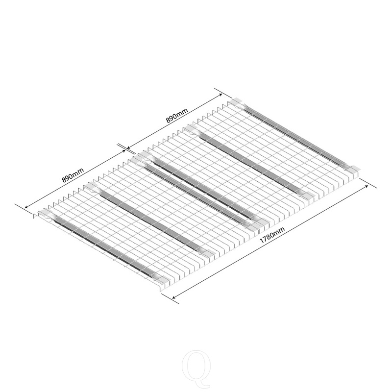 Draadroosterlegborden AR niveau voor 1850mm palletstelling