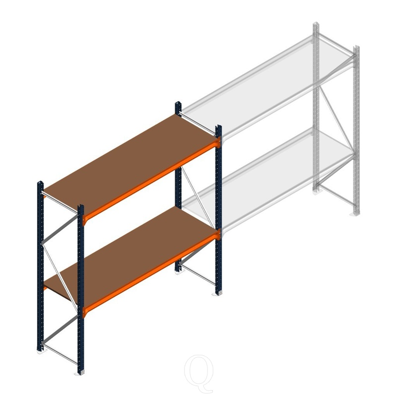 Grootvakstelling Kimer 1750x1500x600 2 niveaus beginsectie