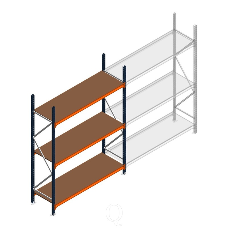 Grootvakstelling Kimer 2250x1500x600 3 niveaus beginsectie