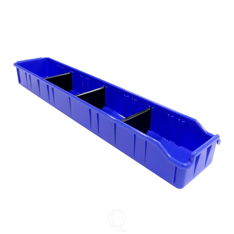 Magazijnbak PSB 5 blauw 515x100x60mm (lxbxh) kunststof