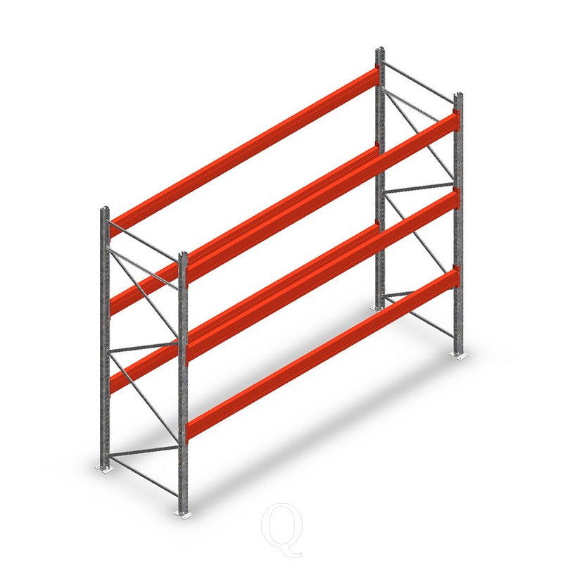 Palletstelling AR T2 3500x3300x1100 3 niveaus beginsectie