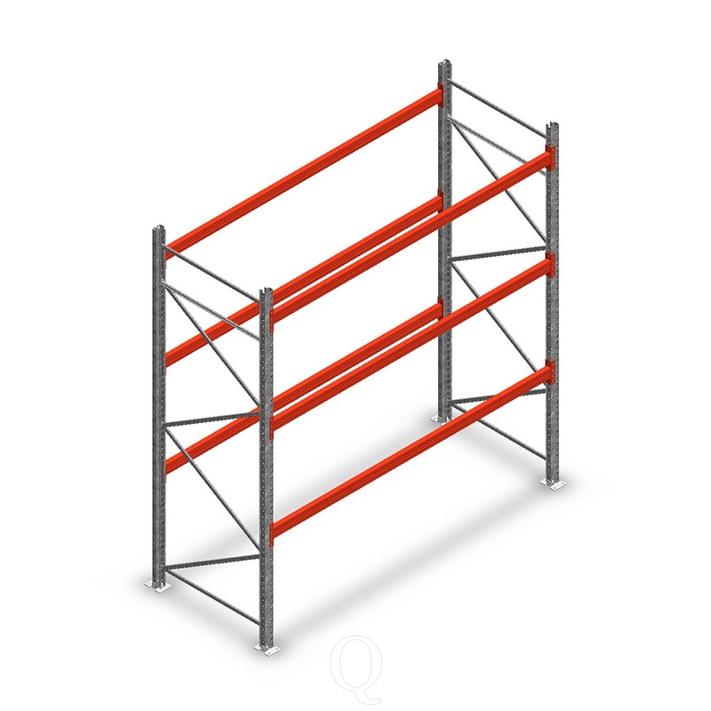 Palletstelling AR T2 M10 3500x2700x1100 mm 3 niveaus beginsectie