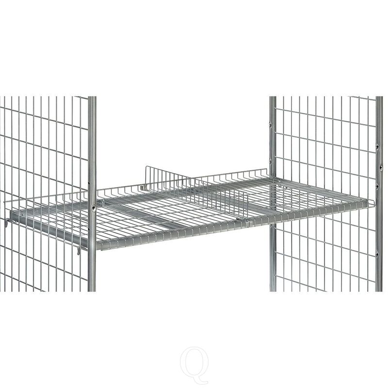 Scheidingswand voor draadgaas etages met laadvlakbreedte van 610 mm