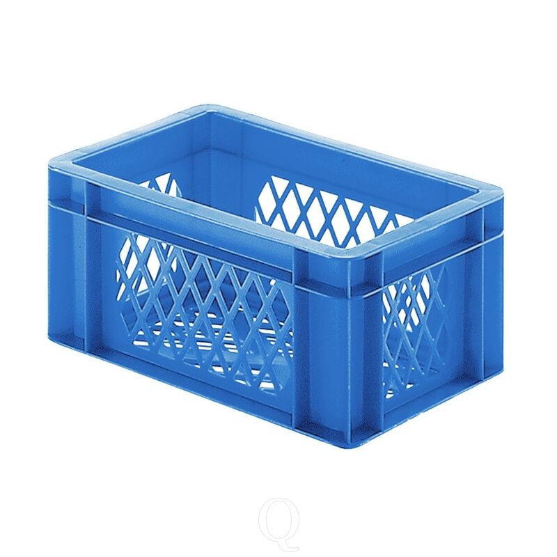 Transportkrat Euronorm plastic bak, krat TK2 300x200x145 blauw