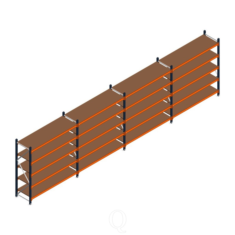 Voordeelrij grootvakstelling Kimer 1750x6250x600 5 niveaus