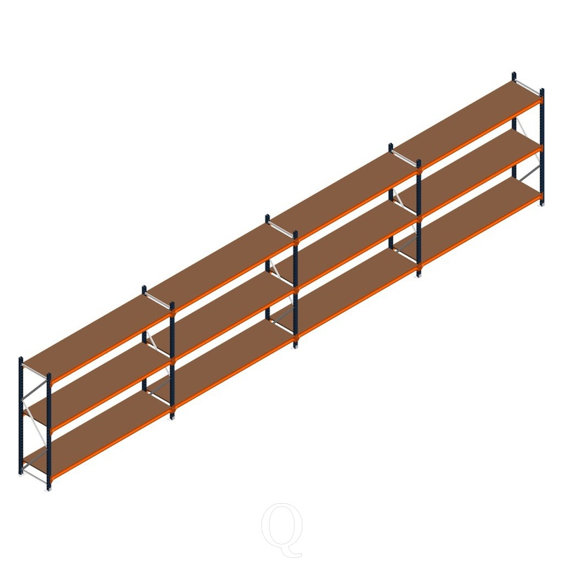 Voordeelrij grootvakstelling Kimer 1750x9250x600 3 niveaus