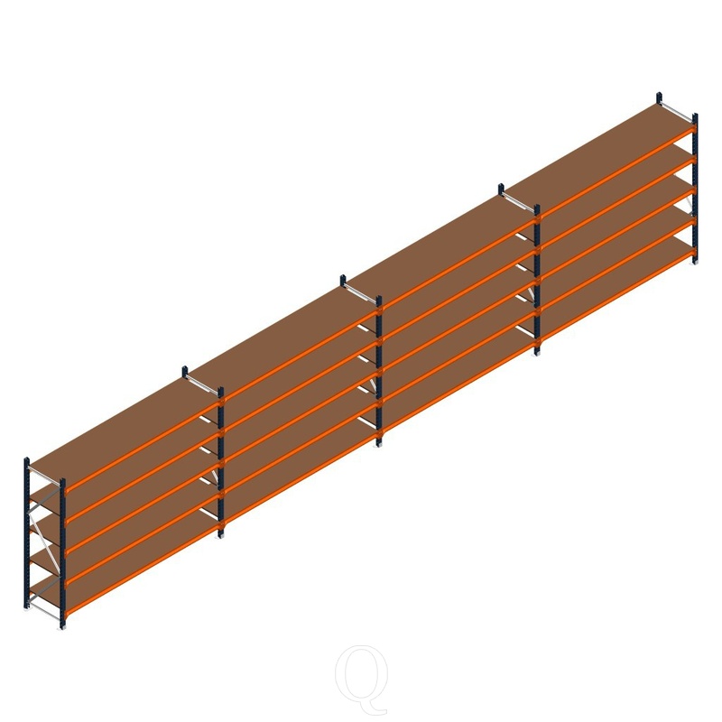 Voordeelrij grootvakstelling Kimer 1750x9250x600 5 niveaus