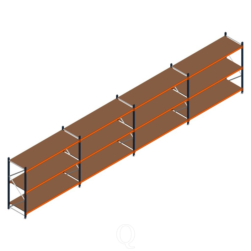 Voordeelrij grootvakstelling Kimer 1750x9250x800 3 niveaus