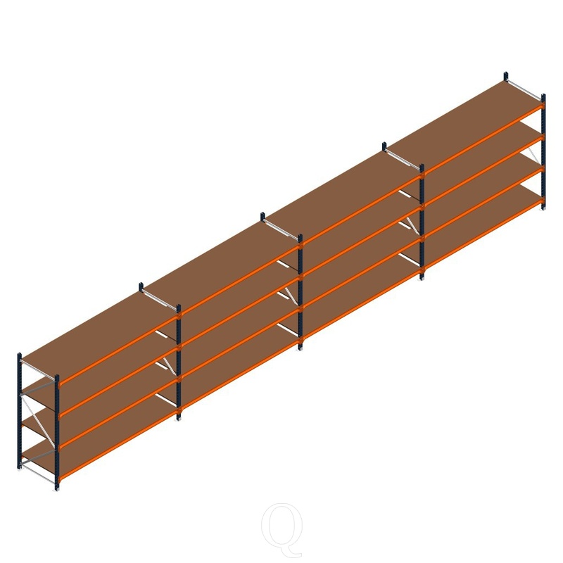 Voordeelrij grootvakstelling Kimer 1750x9250x800 4 niveaus