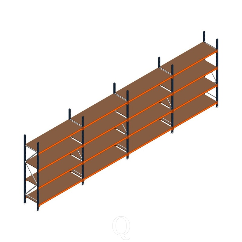 Voordeelrij grootvakstelling Kimer 2250x6250x600 4 niveaus