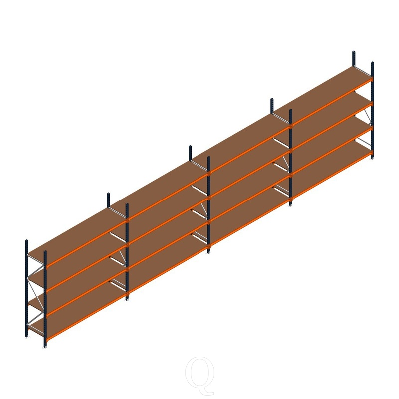 Voordeelrij grootvakstelling Kimer 2250x9250x600 4 niveaus