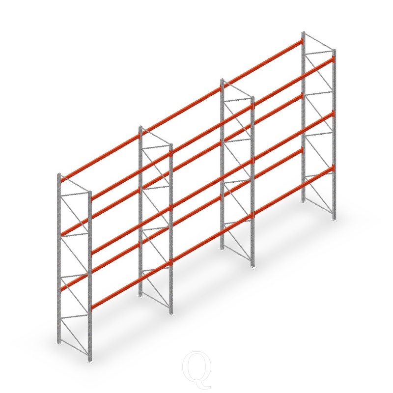 Palletstelling AR T2 voordeelrij 5000x8420x1100 MN12551/2700 3 niveaus