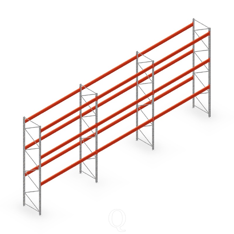 Palletstelling AR T2 voordeelrij 5000x11120x1100 MN16051/3600 3 niveaus