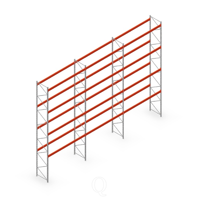 Palletstelling AR T2 voordeelrij 8000x11200x1100, MN16051/3600 - 4 niveaus
