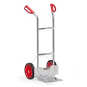 Aluminium steekwagen 150 kg 1150 mm met rubberbanden