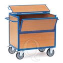 Bakwagen 600 kg 1000x700 met houten wanden en deksel