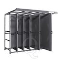 Toolpanel stand met 5 panelen met ronde gaten