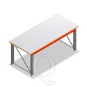 Enkellaags werkbank, werktafel met voorgemonteerde frames 1850x1000x940