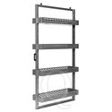 Frame met schappen voor toolpanel stand