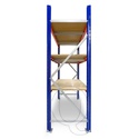 Grootvakstelling Kimer 1750x1500x600 4 niveaus aanbouwsectie