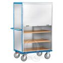 Kastwagen 750 kg 1000x680 met 5 etages, aluminium plaat en spanjoletsluiting