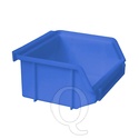 Kunststof stapelbak, Plastic magazijnbak A1 100x100x50 blauw
