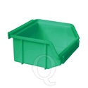Kunststof stapelbak, Plastic magazijnbak A1 100x100x50 groen