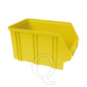 Kunststof stapelbak, Plastic magazijnbak A3 240x150x135 geel