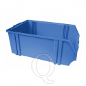 Kunststof stapelbak, Plastic magazijnbak A5 500x300x180 blauw