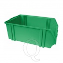 Kunststof stapelbak, Plastic magazijnbak A5 500x300x180 groen