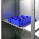 Magazijnbak PSB 7 blauw 615x100x60mm (lxbxh) kunststof