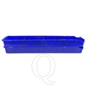 Magazijnbak PSB 7 blauw 615x100x60mm (lxbxh) kunststof