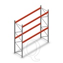 Palletstelling AR T2 4000x3600x1100 beginsectie