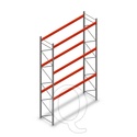 Palletstelling AR T2 6000x3300x1100 3 niveaus beginsectie