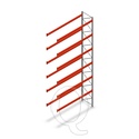 Palletstelling AR T2 L2 8000x3600x1100 6 niveaus aanbouwsectie