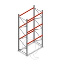 Palletstelling AR T2 M10 4500x1850x1100 3 niveaus beginsectie