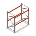 Palletstelling AR T2 XS2 2500x1850x1100 mm 2 niveaus beginsectie