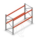 Palletstelling AR T2 XS20 2500x2700x1100 2 niveaus beginsectie