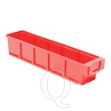 Plastic Bak, Magazijnbak, Magazijnstellingbak VKB 400x93x83 rood