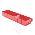 Plastic Bak, Magazijnbak, Magazijnstellingbak VKB 600x152x83 rood