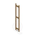 Staander 1800x300 voor BT Euro legbordstelling