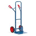 Stalen steekwagen 300 kg 1300 mm met rubberbanden, extra grote schep