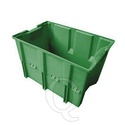 Stapelbare, nestbare transportkrat DLK1 480x312x300 groen