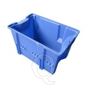 Stapelbare, nestbare transportkrat DLK1C 480x312x200 blauw