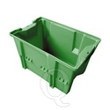 Stapelbare, nestbare transportkrat DLK1C 480x312x200 groen