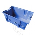 Stapelbare, nestbare transportkrat DLK2 328x210x200 blauw