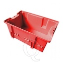 Stapelbare, nestbare transportkrat DLK2 328x210x200 rood