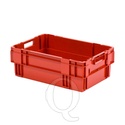 Stapelbare, nestbare transportkrat DTK0 600x400x210 rood