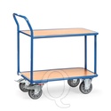 Tafelwagen 400 kg met 2 houten etages 1000x700