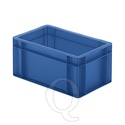 Transportkrat Euronorm plastic bak, krat TK0 300x200x145 blauw